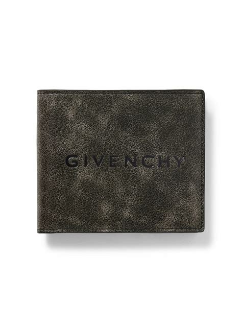 givenchy logo grained-leather billfold wallet review|Wallets .